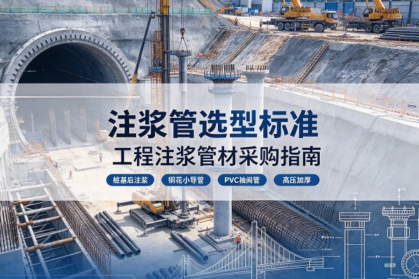 盈江注浆管选型标准
