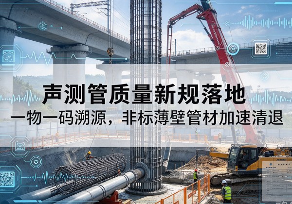 盈江声测管质量新规落地，一物一码溯源，非标薄壁管材加速清退