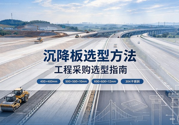 盈江沉降板选择方法